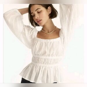 J. Crew Factory Coral Pink Linen Button Shirt S Coastal Preppy Casual Minimalist